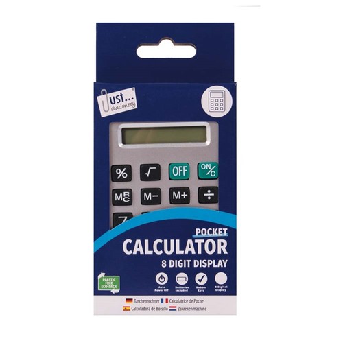 Pocket calculator large - pocket,