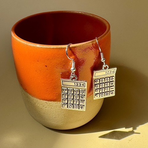 New calculator earrings - calculator, /